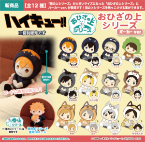 ハイキュー!!　おひざの上シリーズ　パーカーver.