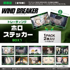 WIND BREAKER　トレーディングホロステッカー　BOX1