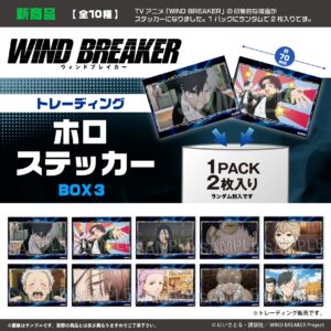 WIND BREAKER　トレーディングホロステッカー　BOX3