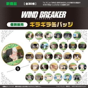WIND BREAKER　ギラギラ缶バッジ