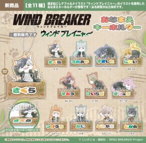 WIND BREAKER　ウィンド ブレイニャー　おなまえキーホルダー