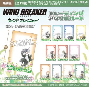 WIND BREAKER　ウィンド ブレイニャー　トレーディングアクリルカード