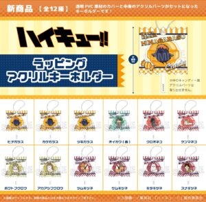 ハイキュー!!　ラッピングアクリルキーホルダー