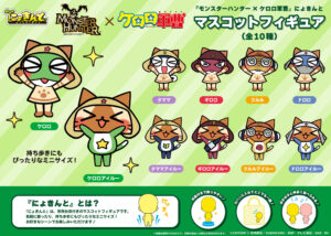 モンスターハンター×ケロロ軍曹 にょきんと マスコットフィギュア(全10種）