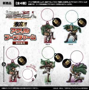 進撃の巨人　 激高!!アクリルフープチャーム